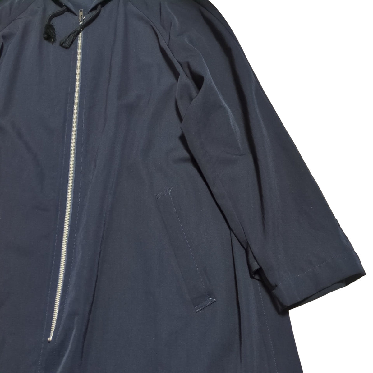COMME des GARCONS HOMME 96AW Wool Hooded Coat Navy Size M