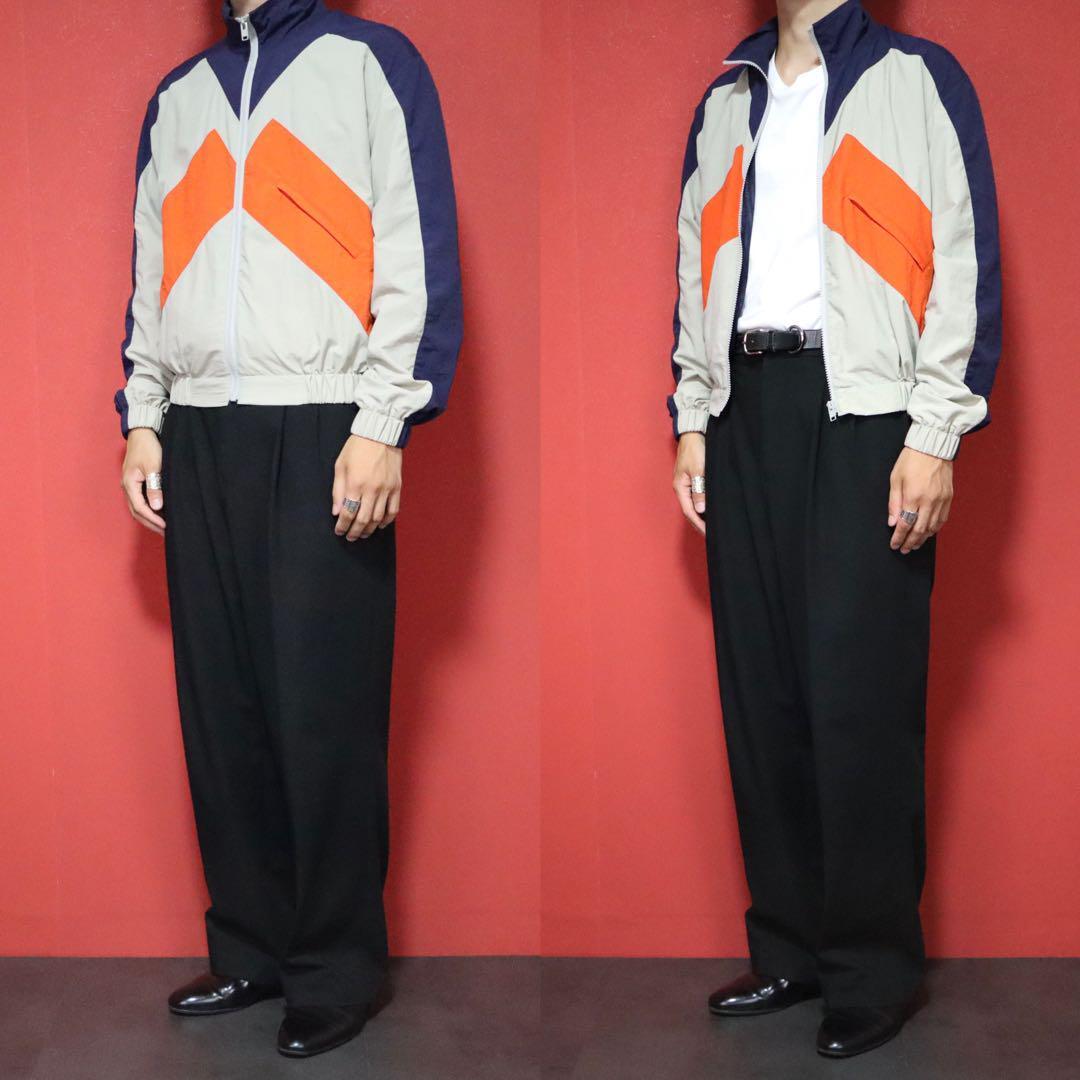 Kenzo Colorblock Logo Nylon Zip Jacket Size S
