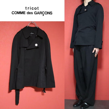 Comme des Garcons tricot 04AW Snap Button Pea Coat Size M