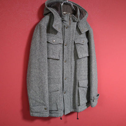 Paul Smith Herringbone Tweed Mods Coat Size M