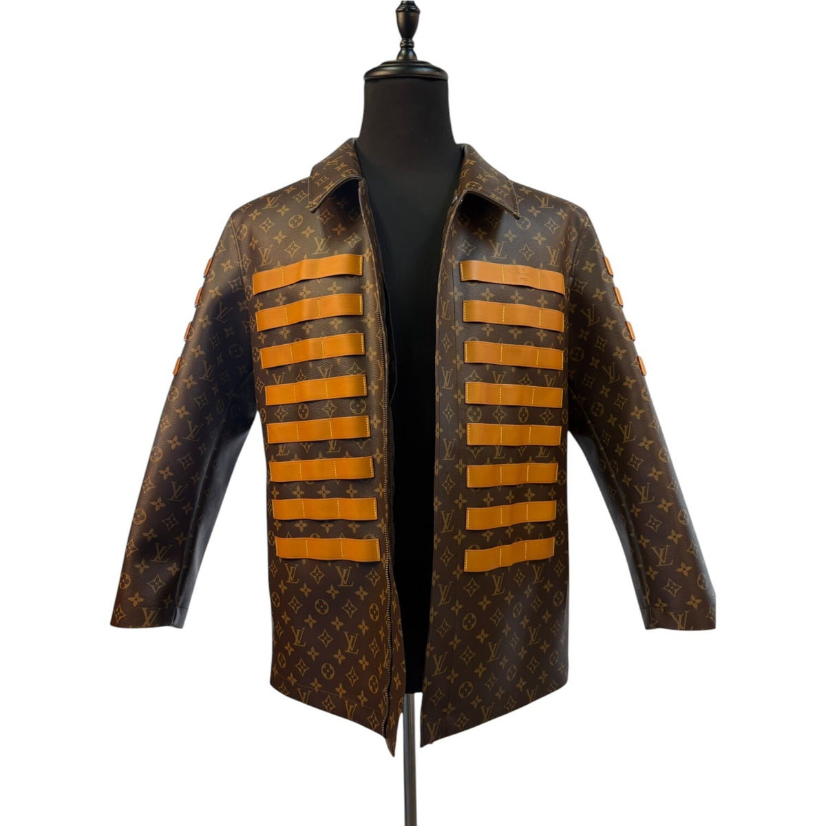 Louis Vuitton x Virgil Abloh 22SS Monogram Military Jacket Size L