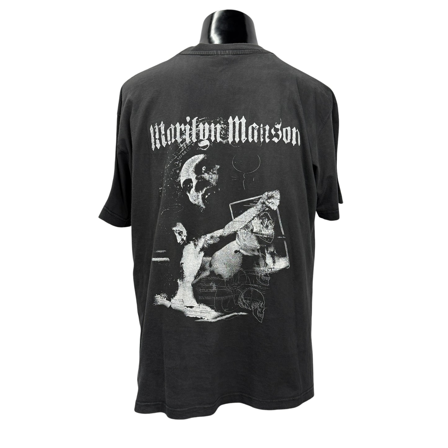 MARILYN MANSON 90s Vintage Double-Sided Graphic Size L