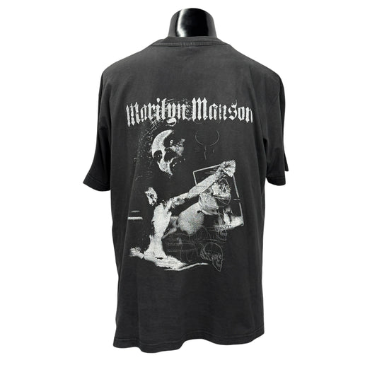 MARILYN MANSON 90s Vintage Double-Sided Graphic Size L