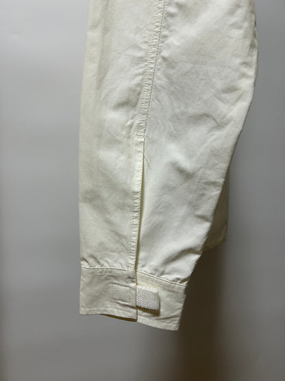 EMPORIO ARMANI 1990s White Velcro Shirt Size 44