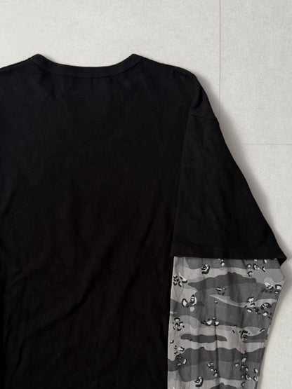 Bape Multi Camo Layered Long Sleeve Shirt Size XL