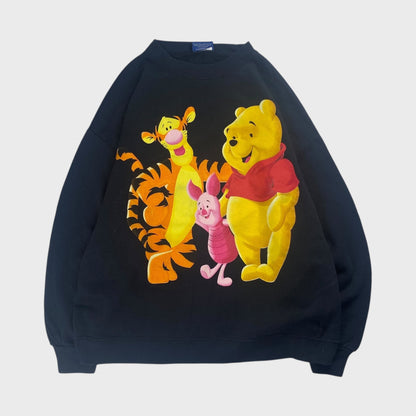 Pooh 90s Sweatshirt Black Size L