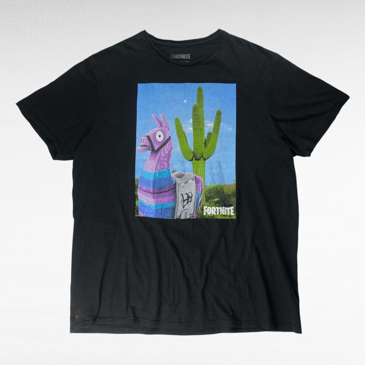 Fortnite Short Sleeve T-Shirt Black Size XL