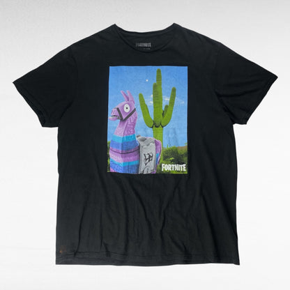 Fortnite Short Sleeve T-Shirt Black Size XL