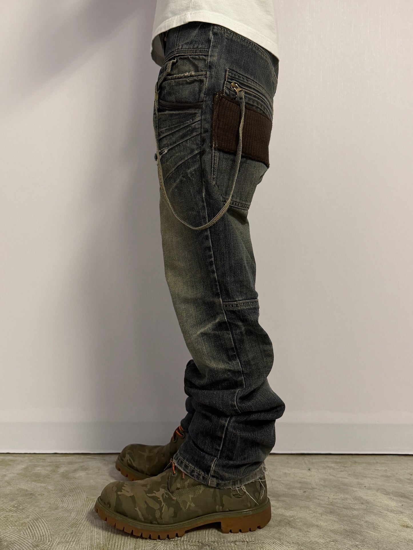 PPFM Gimmick Blue Denim Pants Size S