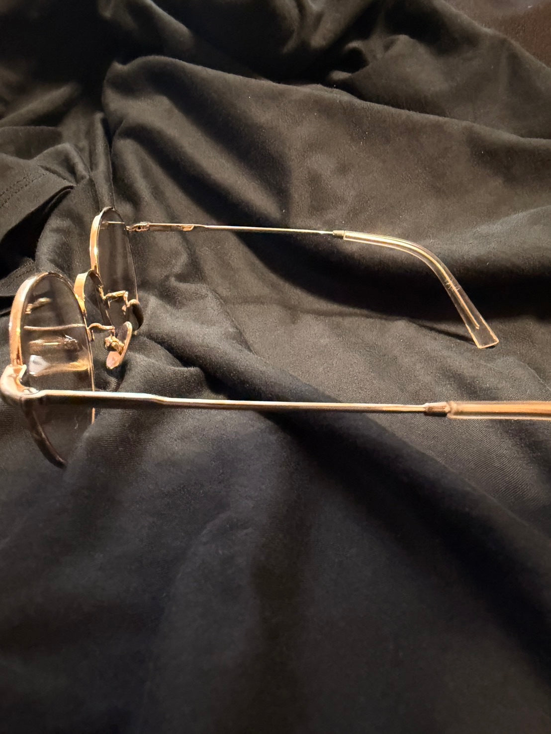 A.D.S.R. LOU Classic Gold Lt Yellow Lens Sunglasses Size ONE SIZE