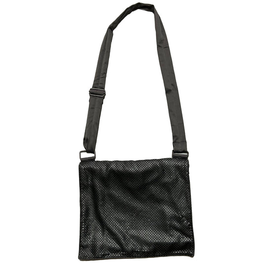 ARMANI EXCHANGE 2000s Metal Mesh Shoulder Bag Silver