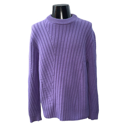 HERMES Cashmere Crewneck Sweater Light Purple Size EU-L