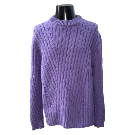 HERMES Cashmere Crewneck Sweater Light Purple Size EU-L