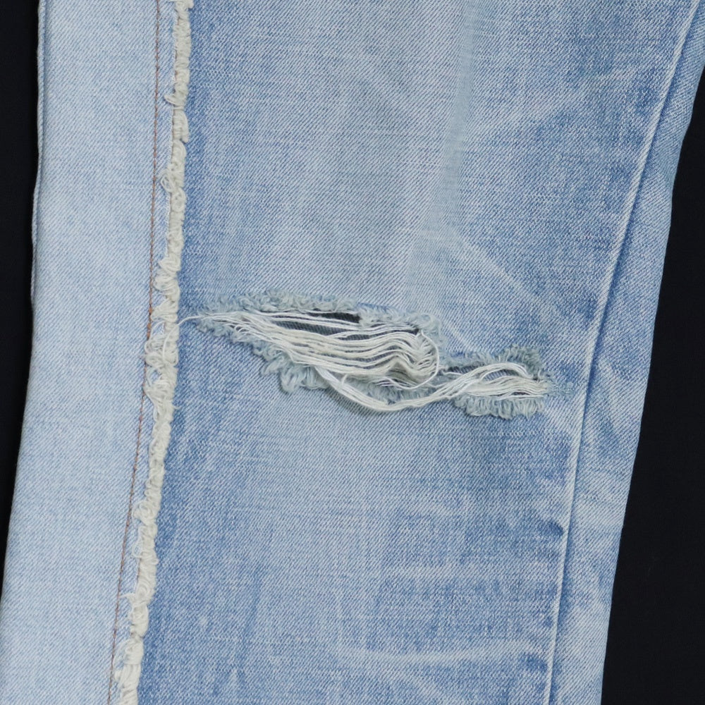 MLVINCE 23AW Distressed Flare Jeans Indigo Size 34