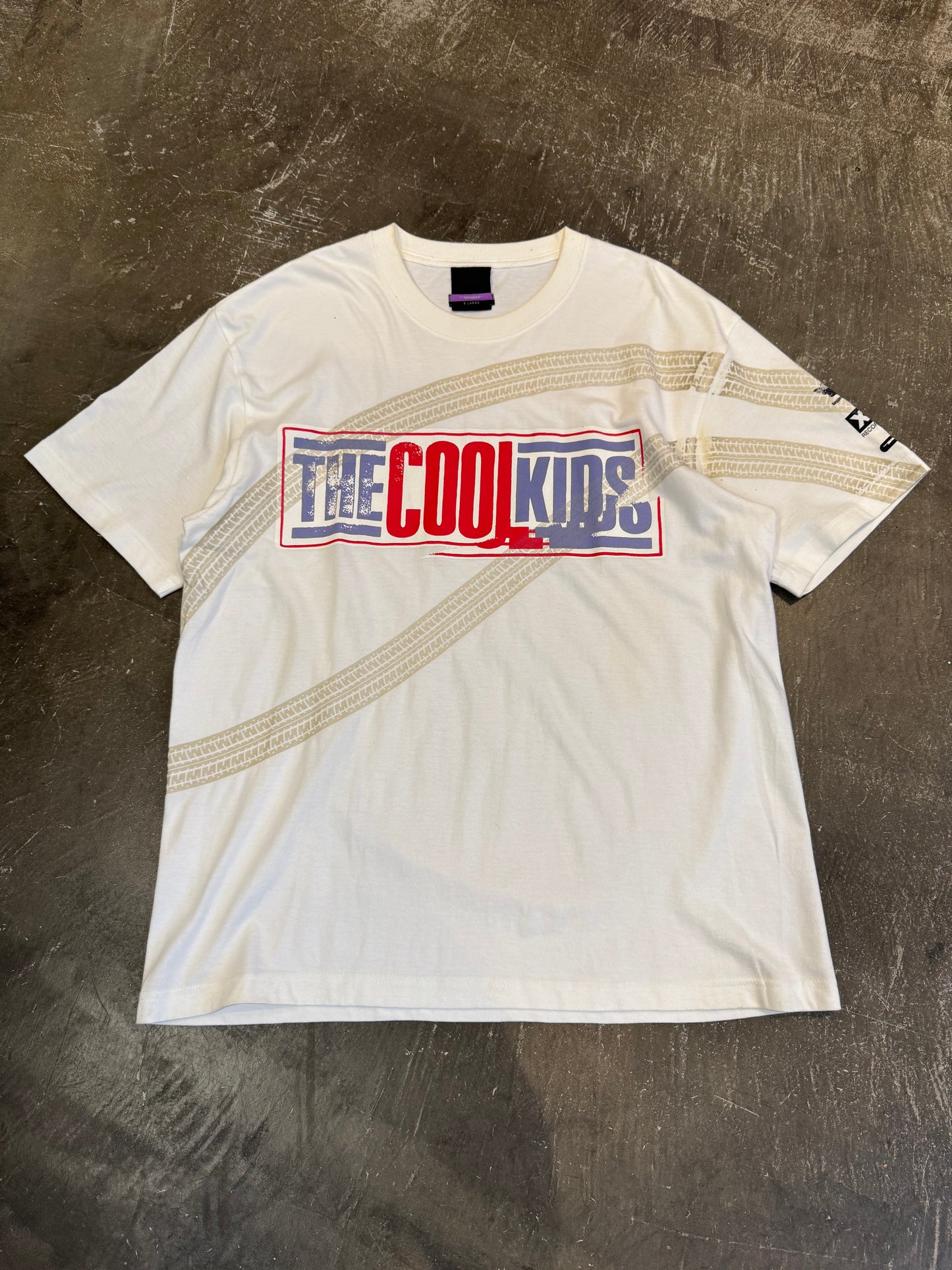 Swagger White Cotton T-Shirt Size XL