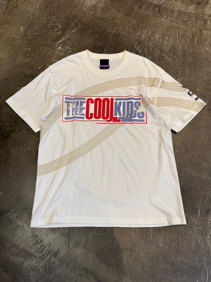 Swagger White Cotton T-Shirt Size XL