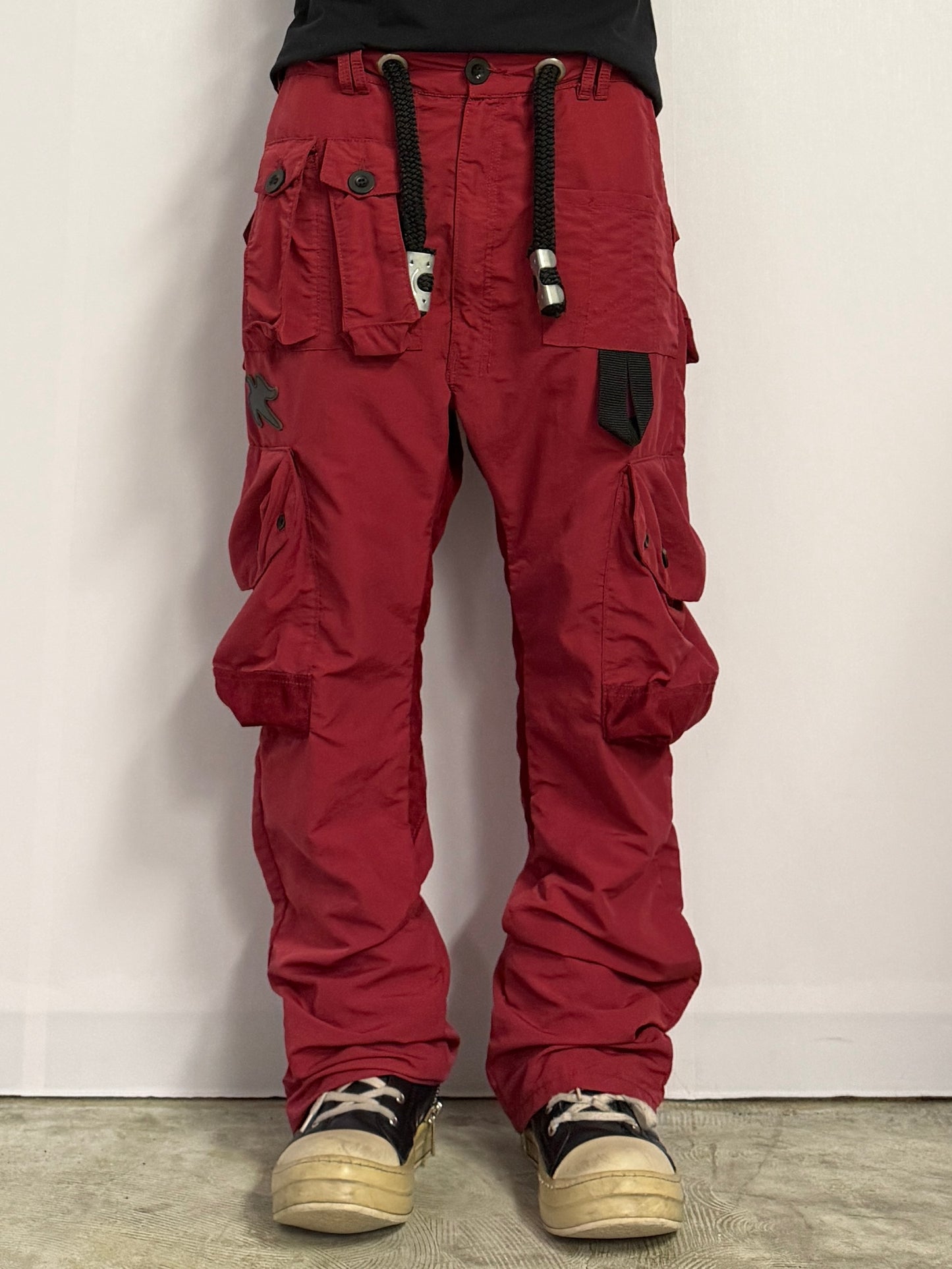 Vintage Red "Blood sweat&tears" Cargo Pants Size 40