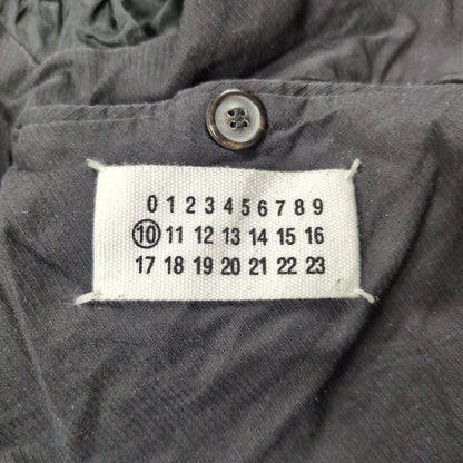 Maison Margiela Dark Navy Wool Full Zip Jacket Size 44