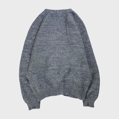 O.E.B Knit Sweater Gray Size L