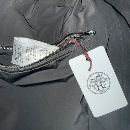 HERMÈS Cashmere 100% Bomber Zip Vest Size M