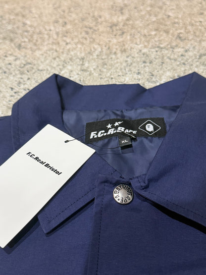 Bape F.C.R.BAPE Coach Jacket Navy Size XL