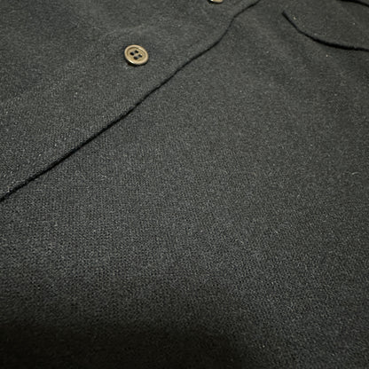 PRADA Navy Wool Military Shirt