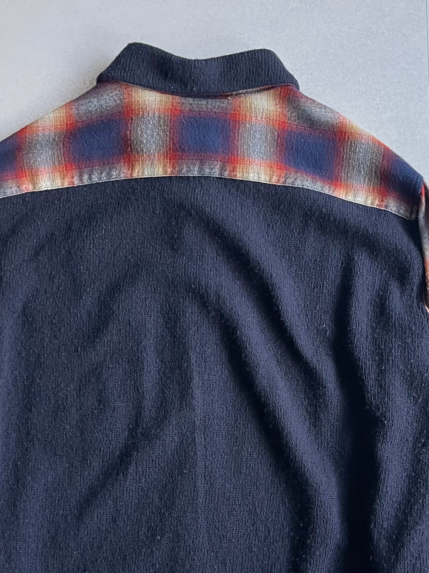 Tsumori Chisato Multi-color Cotton Blend Plaid Shirt Size 1