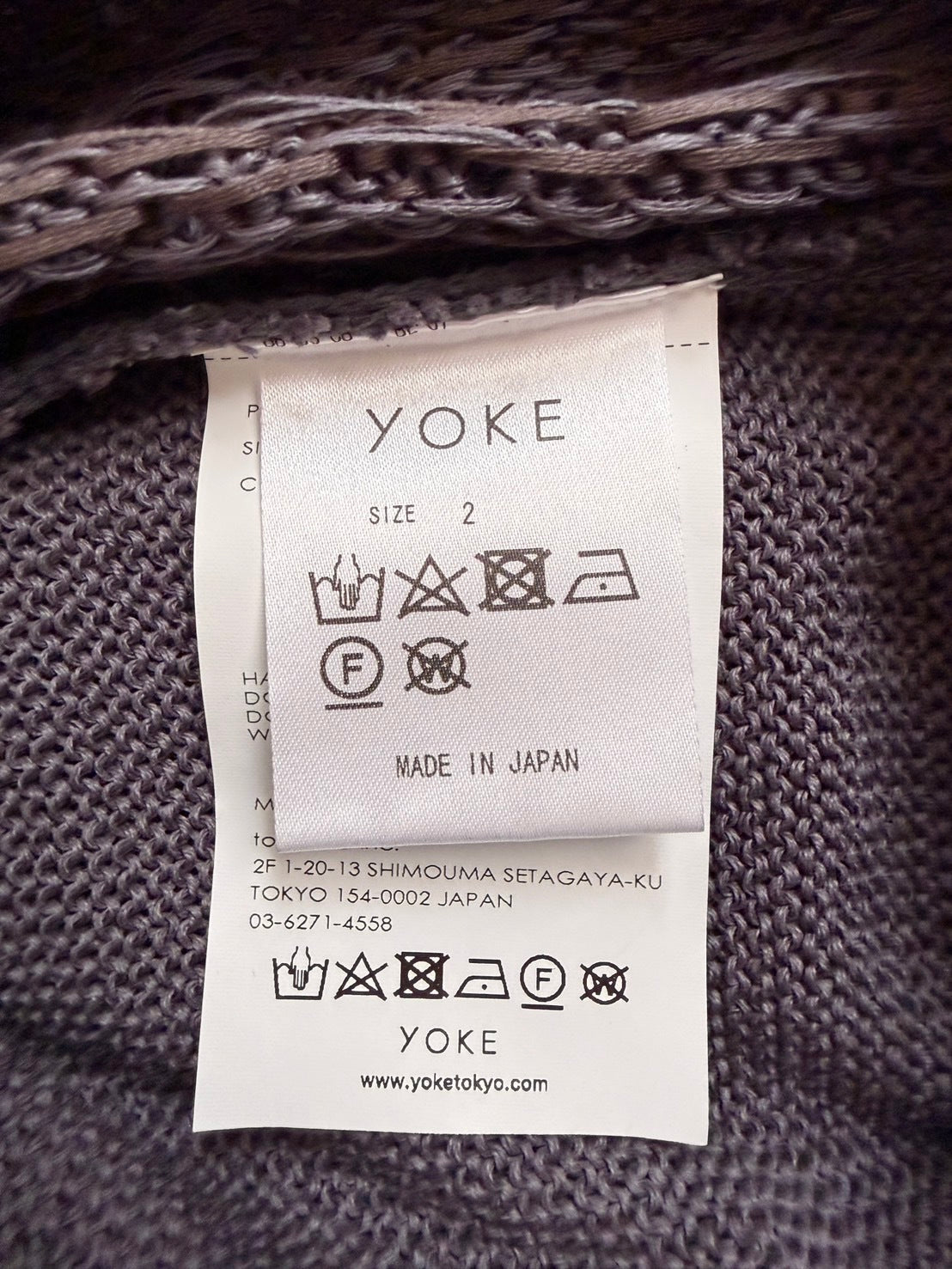 YOKE SS23 Cotton Mesh Easy Resort Shorts Wide Size M