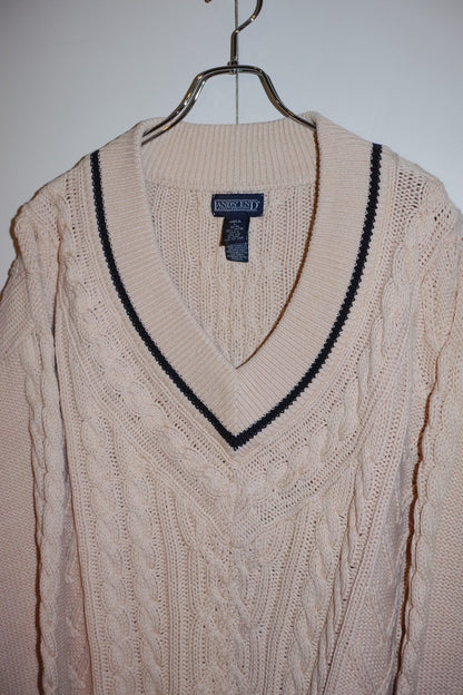 Lands' End 90s Cotton Tilden Knit Size L