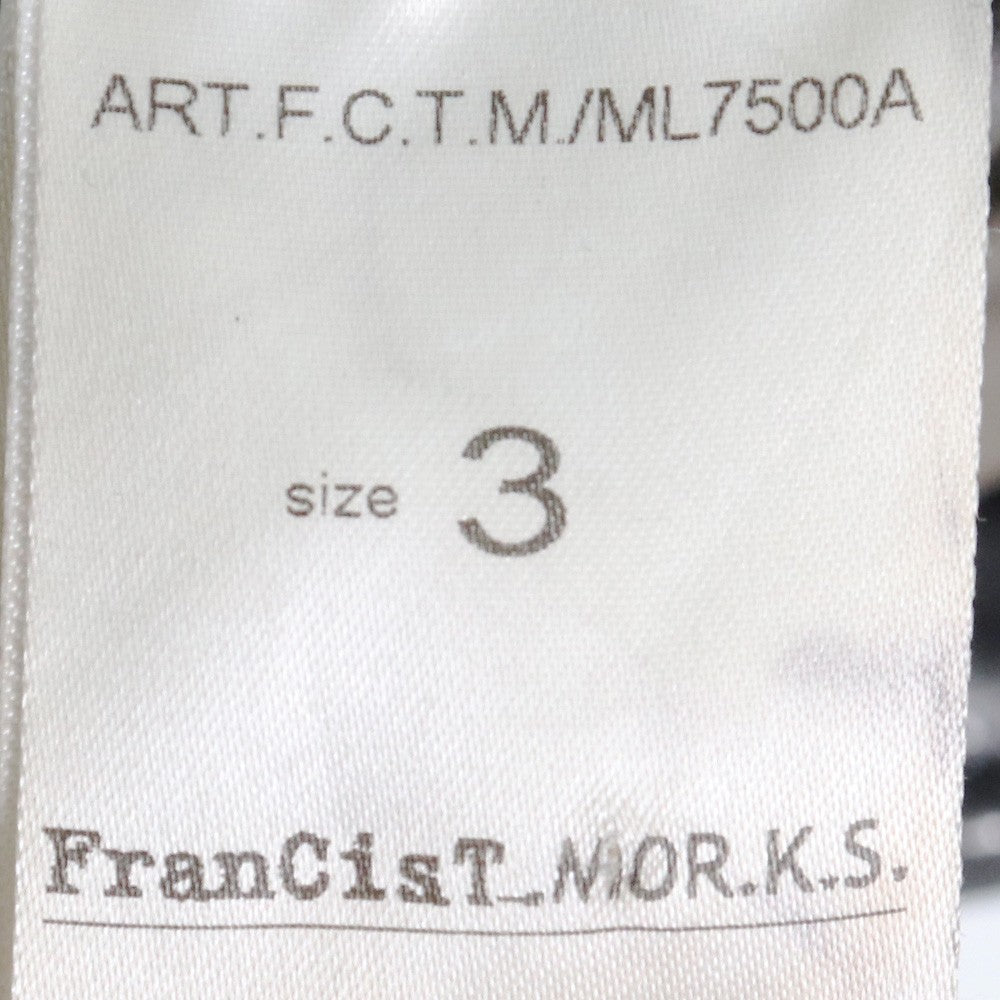 FRANCIST MORKS Horse Leather Double Jacket Black Size 3