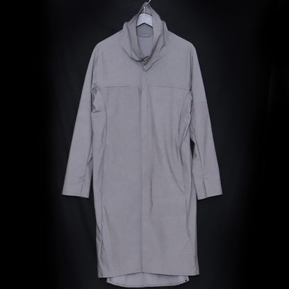 INCARNATION Loose-neck Stretch Coat #2 Unlined Gray Size S