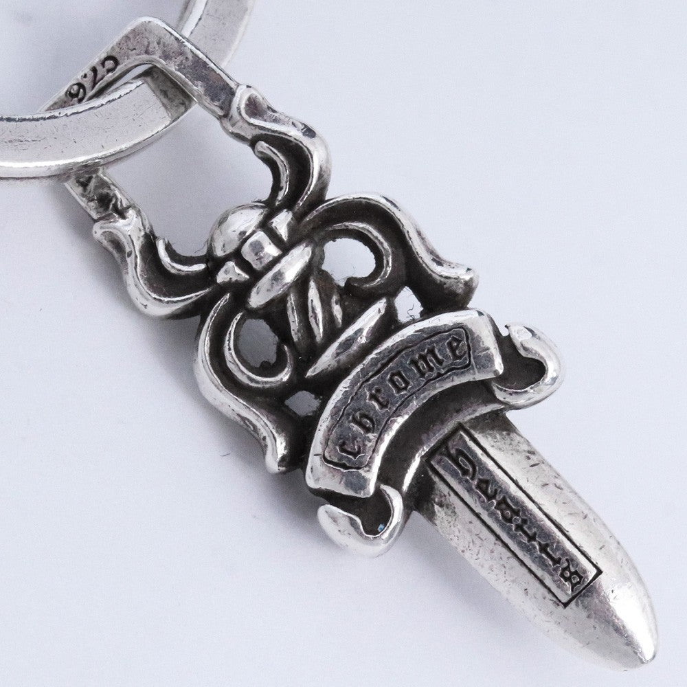 CHROME HEARTS RNG&No #5 Dagger Keyring Silver Size #5