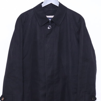 BURBERRY LONDON Balmacaan Coat with Liner Black Size M