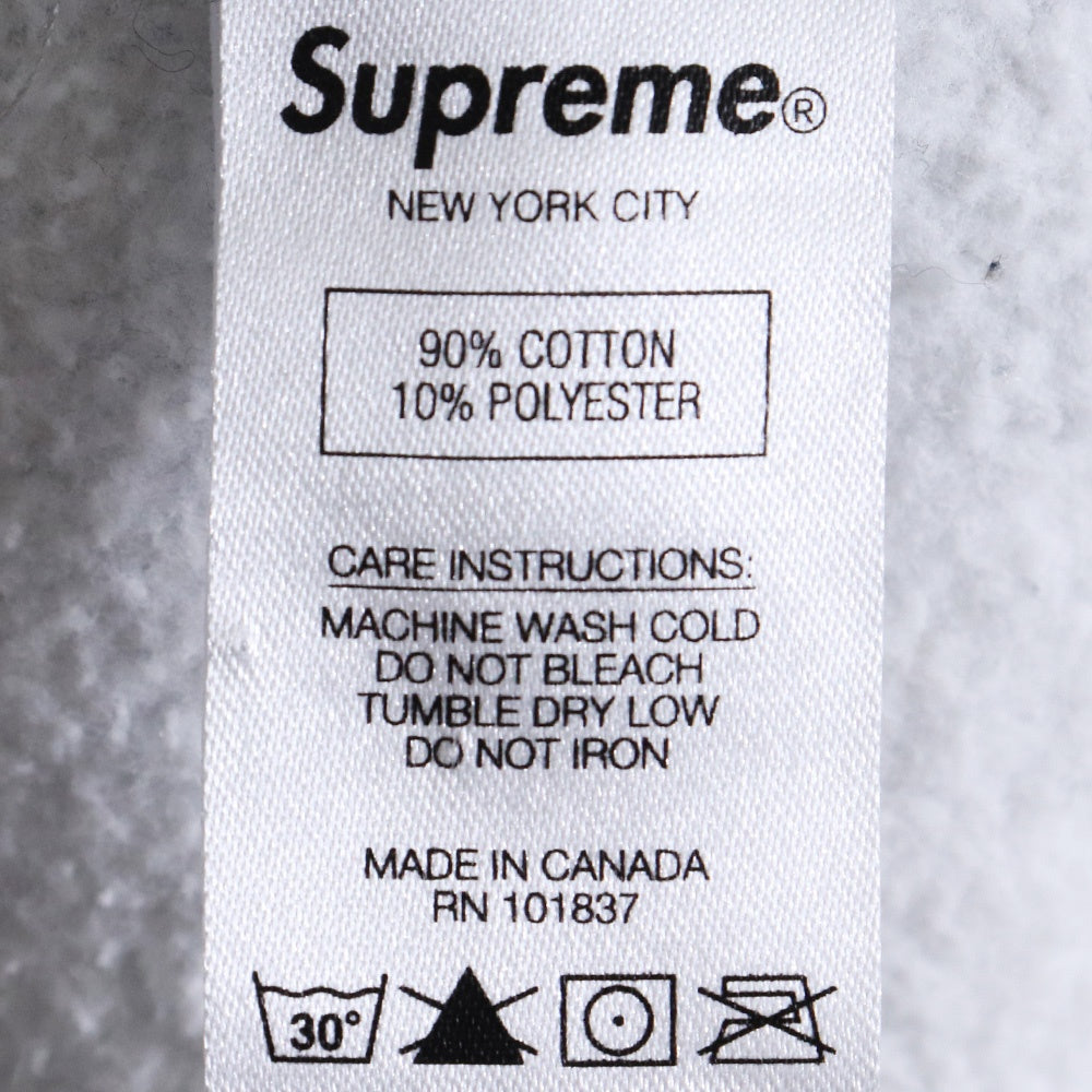 Supreme 19AW Bandana Box Logo Gray Hoodie Size XL