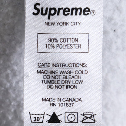 Supreme 19AW Bandana Box Logo Gray Hoodie Size XL