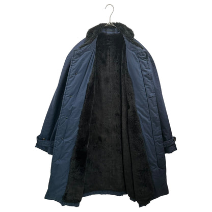 COMME des GARCONS HOMME 81AW Big-HOMME Boa Coat Navy Size M
