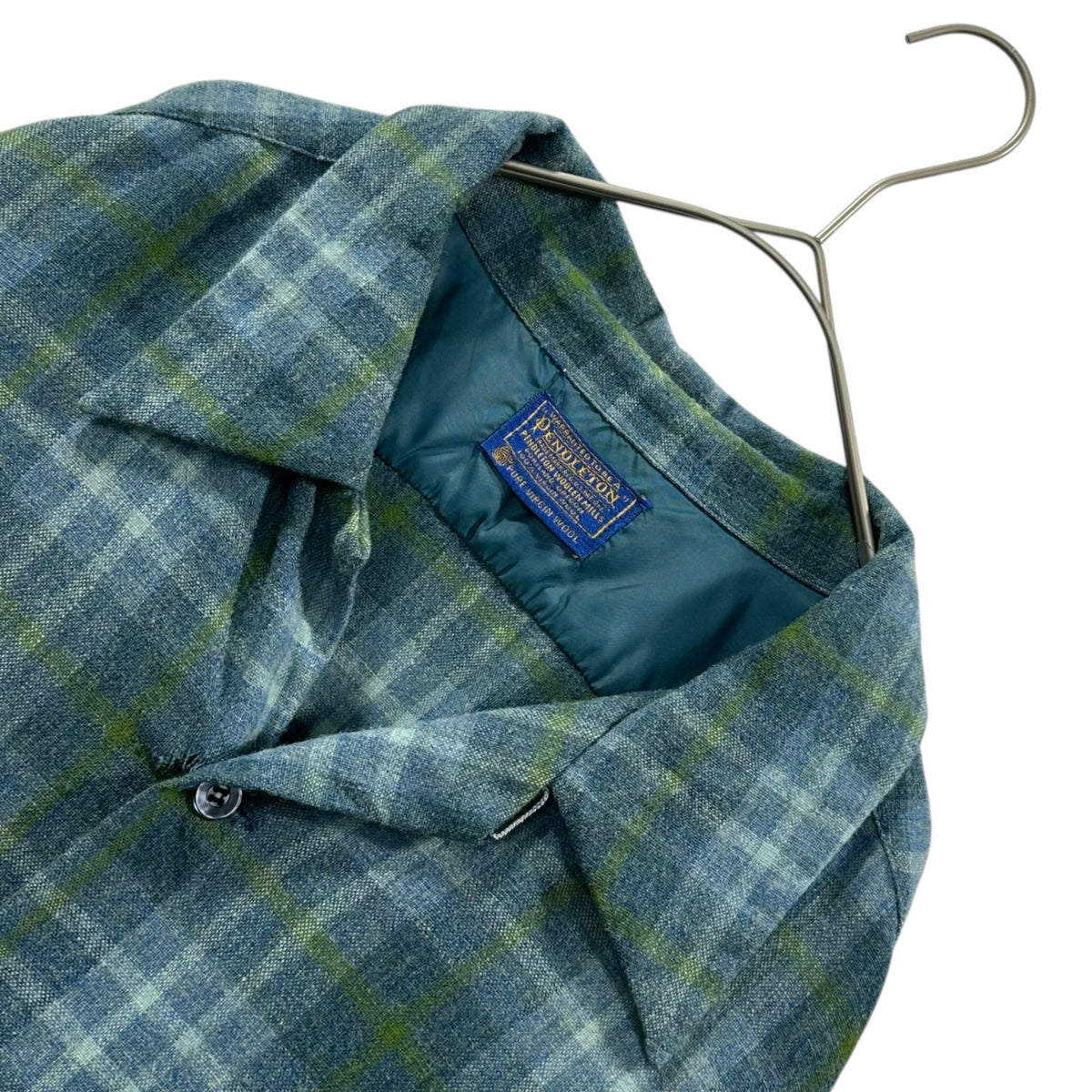 s Board Shirt x PENDLETON 70s Vintage Board Open Shirt Blue/Green