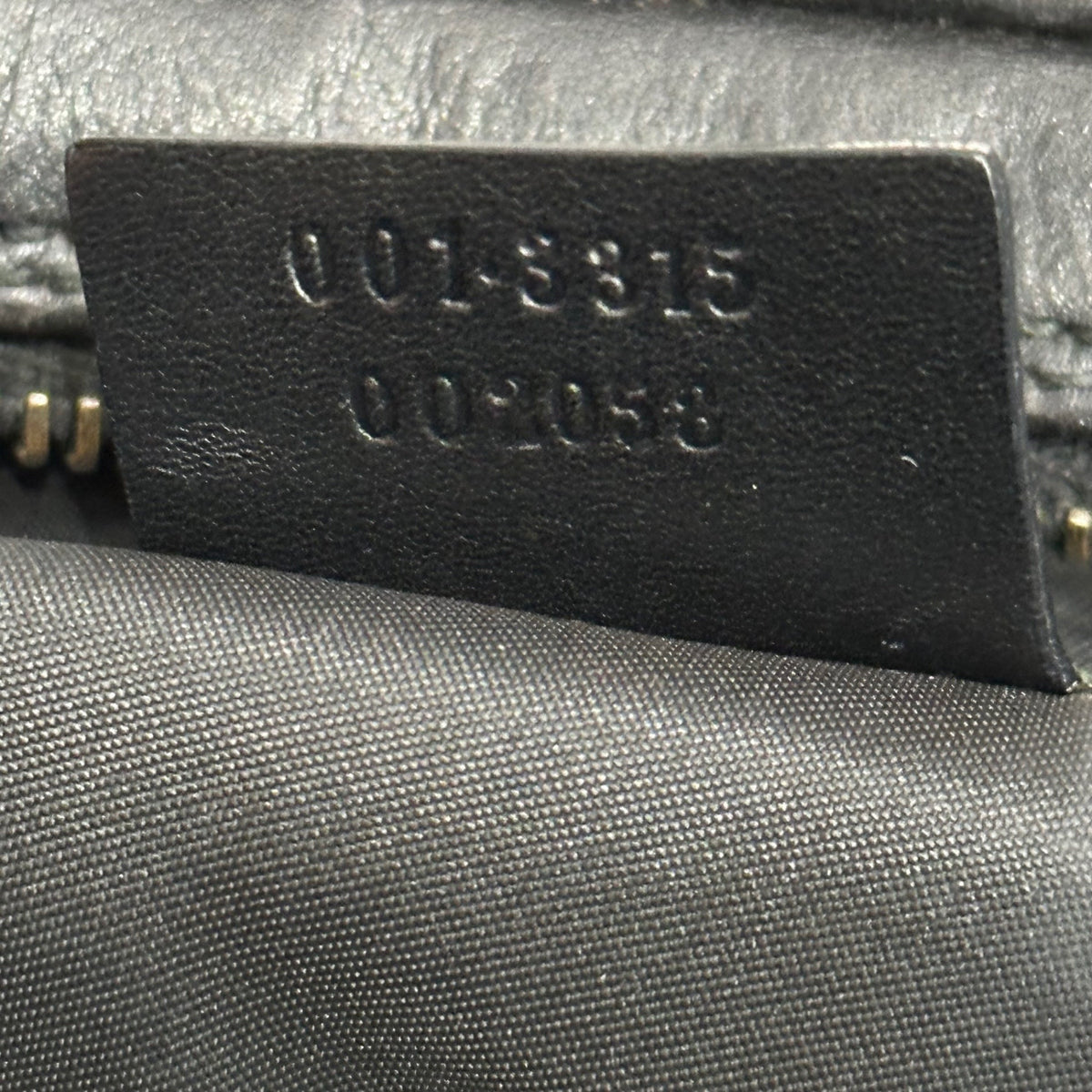 GUCCI 01SS Tom Ford 2way Nylon Leather Hobo Bag