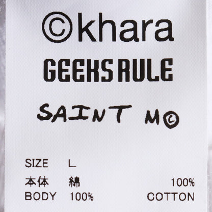 SAINT MICHAEL x EVANGELION 25SS EV T-Shirt White Size L