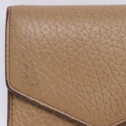 Maison Margiela Brown Leather Envelope Mini Wallet Size F