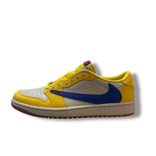 NIKE x TRAVIS SCOTT Air Jordan Canary Yellow Sneakers Size WMNS 28cm