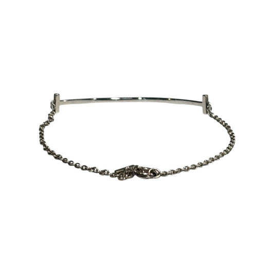 TIFFANY & CO. T Smile Silver Bracelet