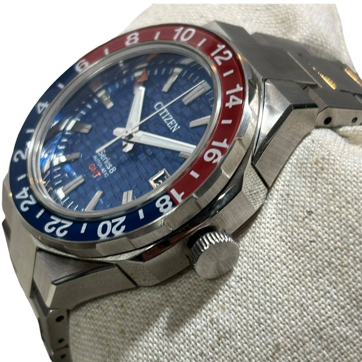 CITIZEN Series 8 SS Automatic Blue Dial Watch