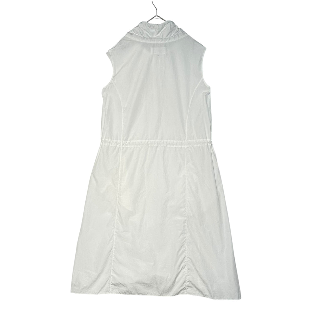 MAISON MARGIELA 19SS Half-Zip Drawstring Dress White Size 38