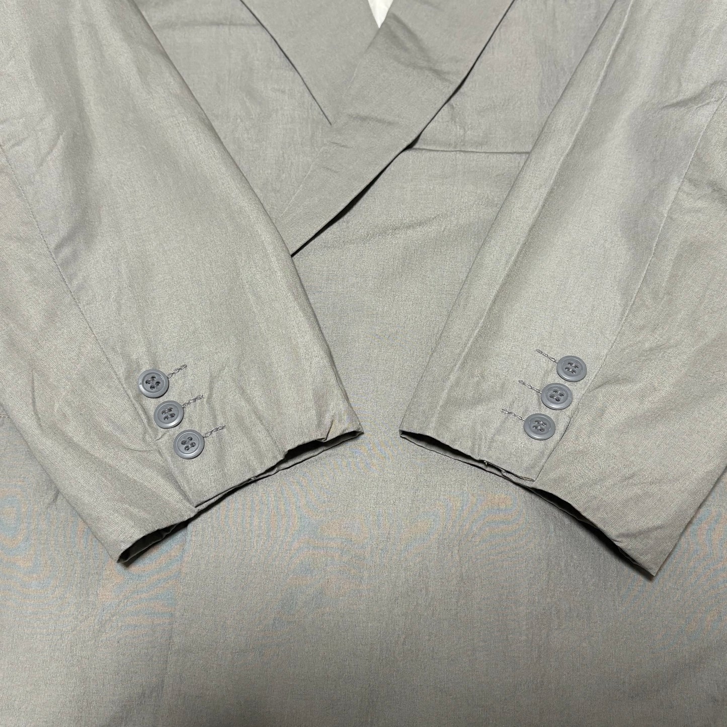 Y's for men WORKSHOP 80s Gray Rayon DB Jacket Free Size