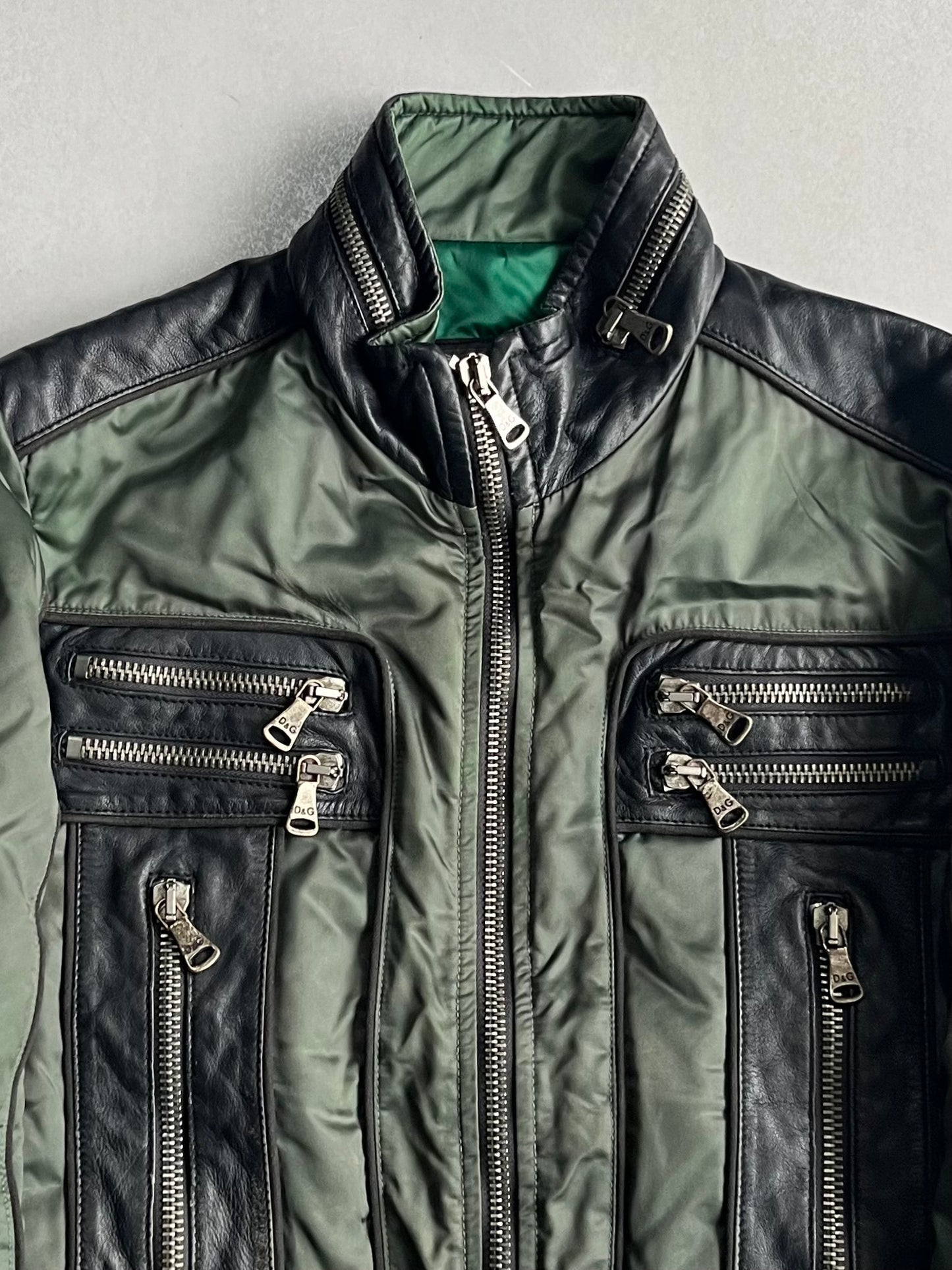 Dolce & Gabbana 07AW Gimmick Leather Jacket Size 46