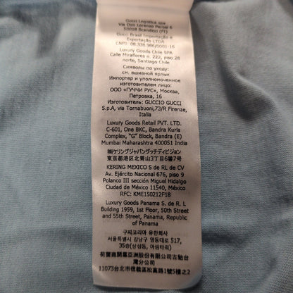 Gucci x adidas Trefoil Logo T-Shirt Blue Size S