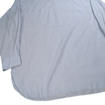 COMME des GARCONS HOMME 80s Pinstripe No Collar Shirt