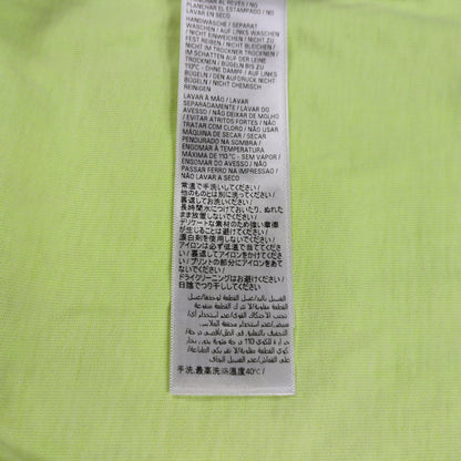 BALENCIAGA Tape Logo Crushed T-Shirt Yellow Size XS