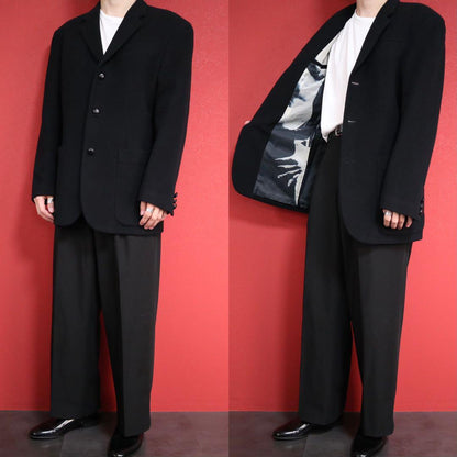 Jean Paul GAULTIER Eden Reversible Wool Coat Size 48